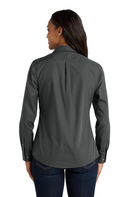 Women's Long Sleeve Carefree Poplin Shirt