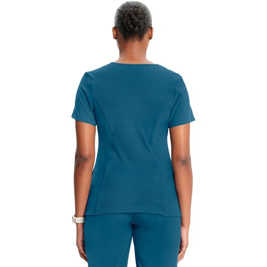 Women's 3-Pocket Round Neck Top 2624A