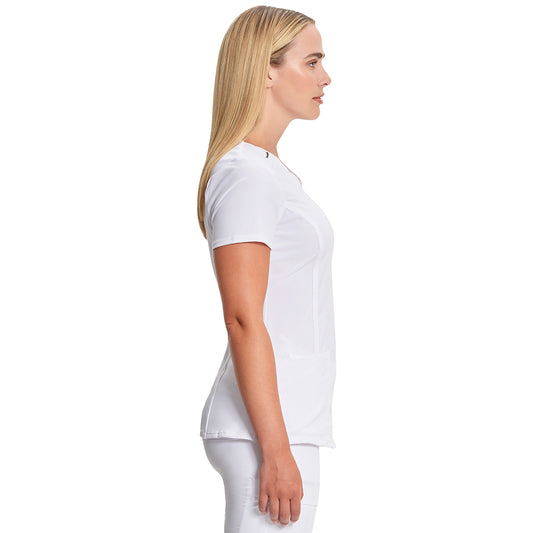 Women's 3-Pocket Round Neck Top 2624A