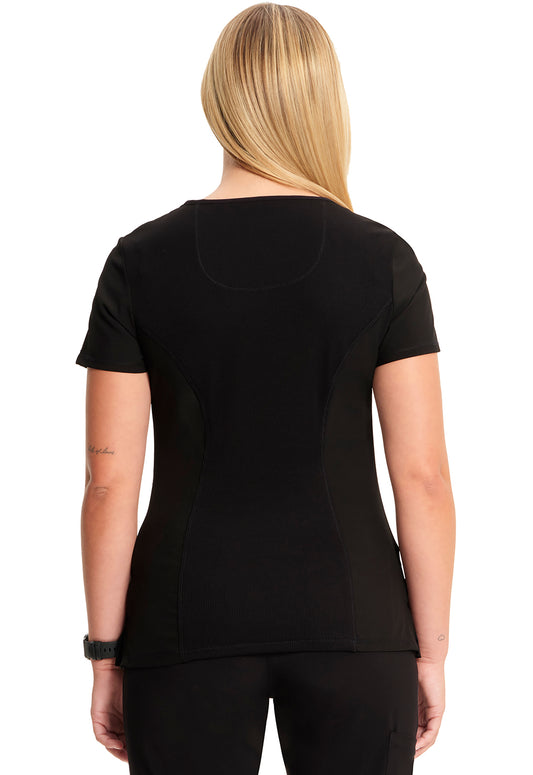 Women's 4-Pocket Mock Wrap Top