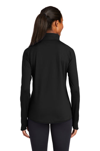 Ladies Sport-Wick® Stretch 1/4-Zip Pullover