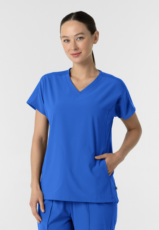 RENEW Women's V-Neck Tunic Scrub Top (6154)