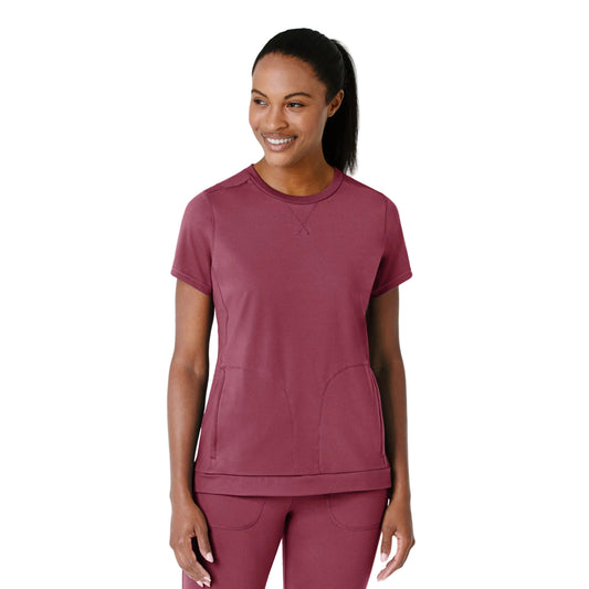 RENEW Knit Women's Flex-n-Reach Crew Neck Scrub Top (6359)