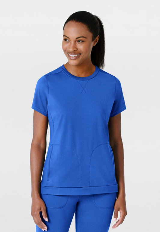 RENEW Knit Women's Flex-n-Reach Crew Neck Scrub Top (6359)
