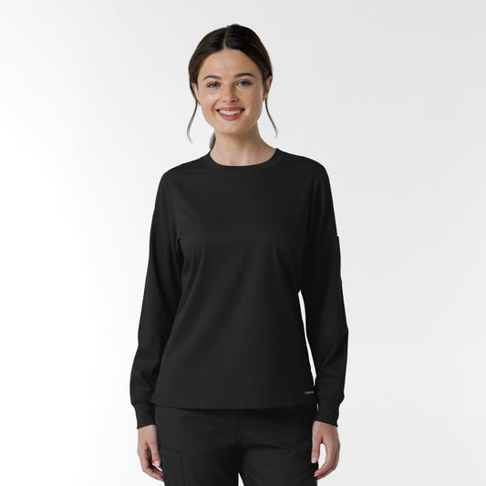 Boundless Women's Classic Long Sleeve Scrub Top (6551)
