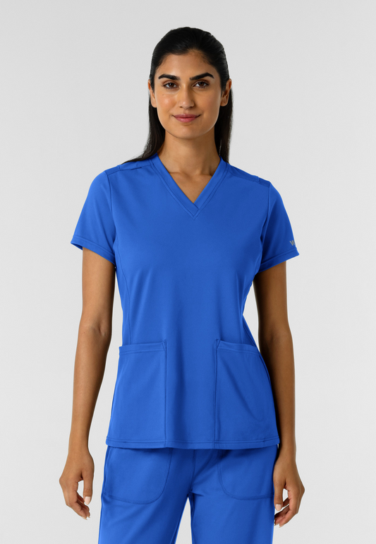 RENEW Knit Women's 2-Pocket Scrub Top