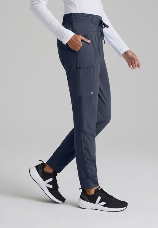 Women's Boost 3-Pocket Mid-Rise Lightweight Scrub Jogger (BOP513)