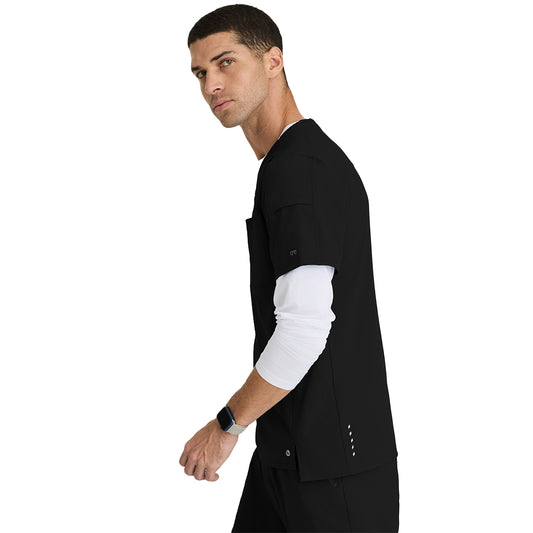 Men's Velocity 2 Pocket Ribbed V-neck Top (BOT195)