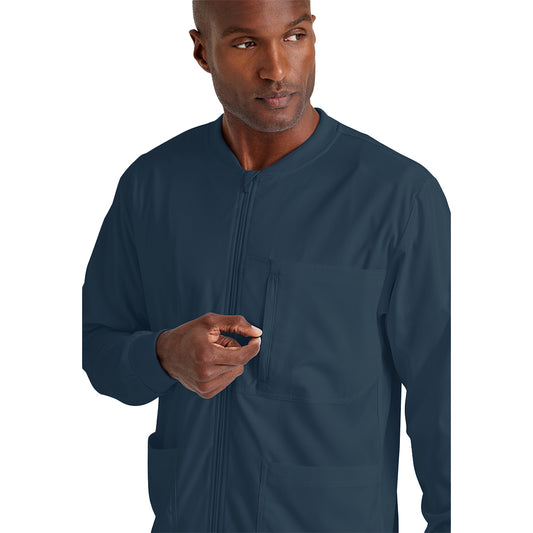 Men's React 5-Pocket Crewneck Warmup Scrub Jacket (GRSW871)