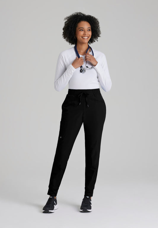 Women's Boost 3-Pocket Mid-Rise Lightweight Scrub Jogger (BOP513)