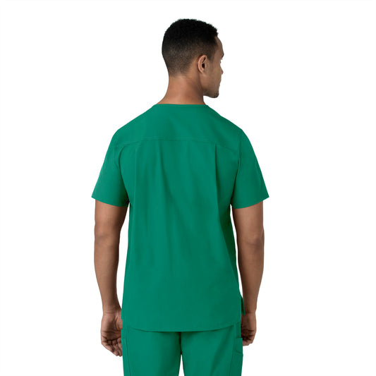 Men's V-Neck Shirttail Top C16113