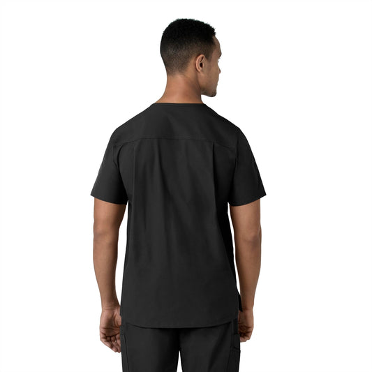 Men's V-Neck Shirttail Top C16113