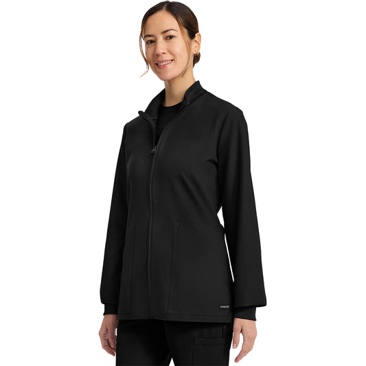 Women's Zip Up Scrub Jacket