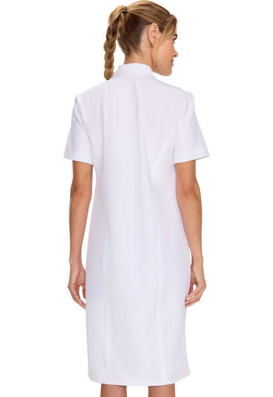 Women's White Button Front Dress
