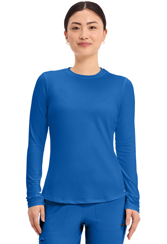 Women's Long Sleeve Underscrub Knit Tee (CK773)