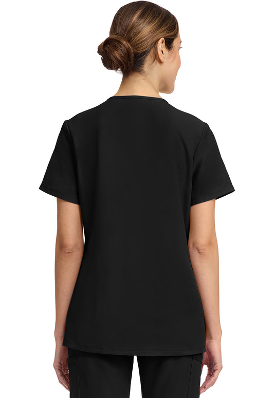 Women's 2-Pocket Snap-Front Top with logo