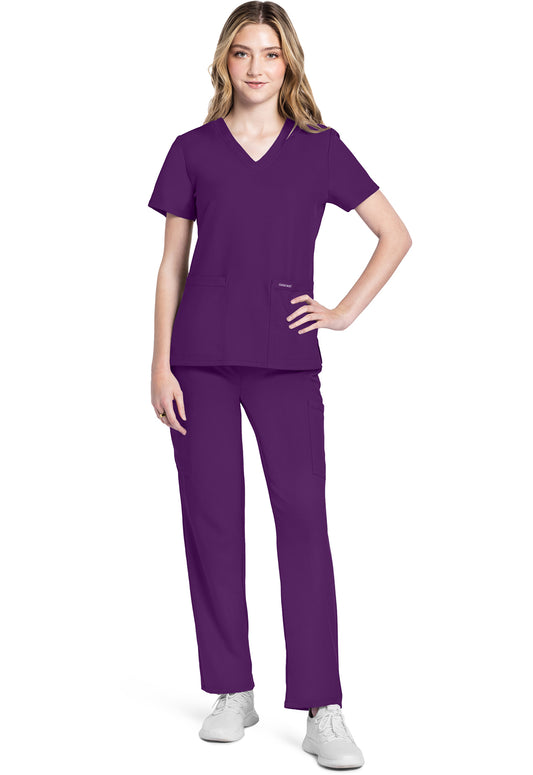 Women's V-Neck Top (CK953A)