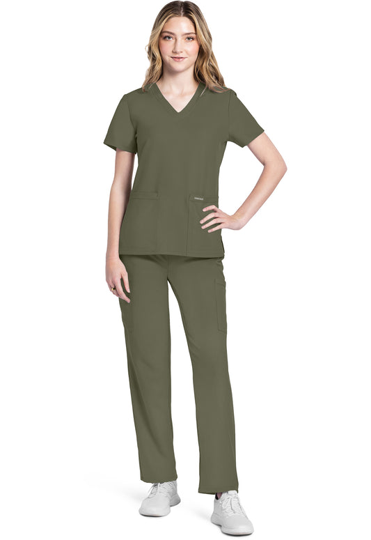 Women's V-Neck Top CK953A