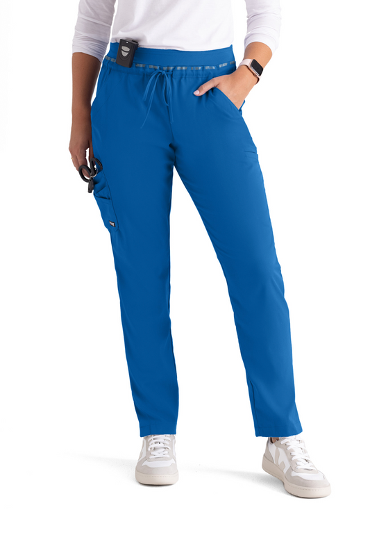 Women's Serena 7-Pocket Mid-Rise Cargo Scrub Pant (GRSP526)