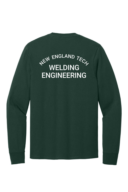 NEIT Welding Engineering Adult Core Cotton Dark Green Long Sleeve Tee