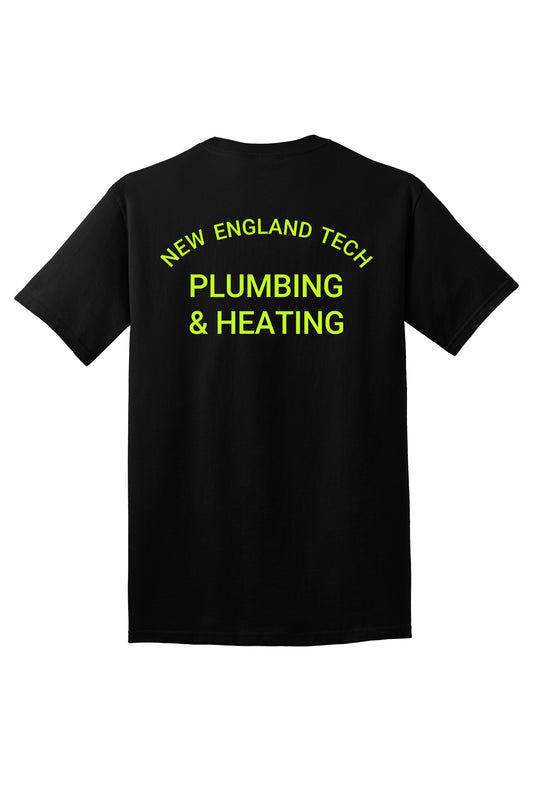 NEIT Plumbing & Heating Adult Core Cotton Black Tee