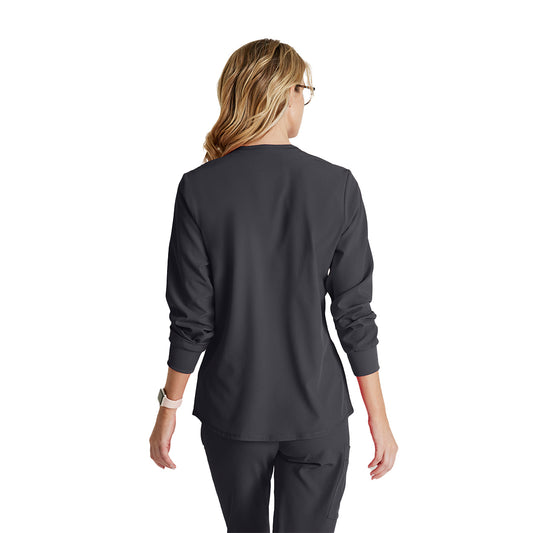 Women's Stability Warm-Up Scrub Jacket With Eco-Friendly Stretch Fabric