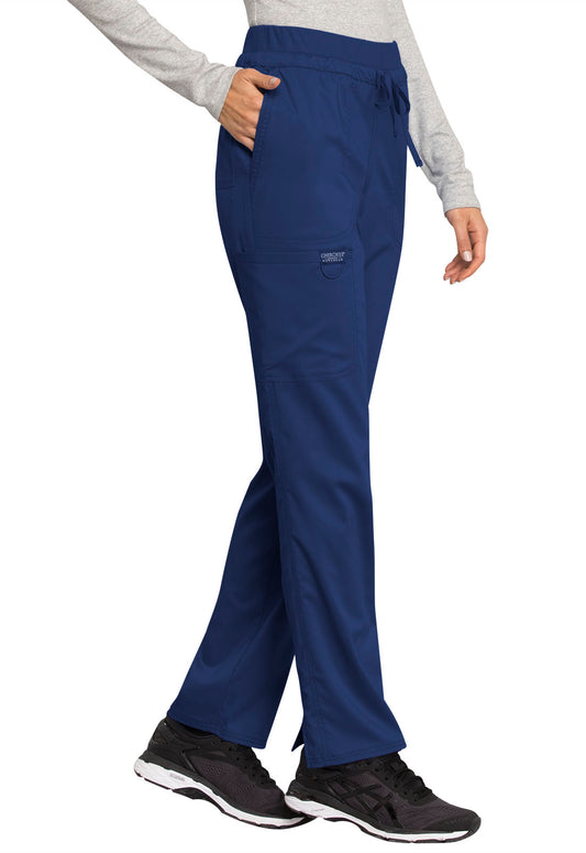 Women's Mid Rise Tapered Leg Drawstring Pant