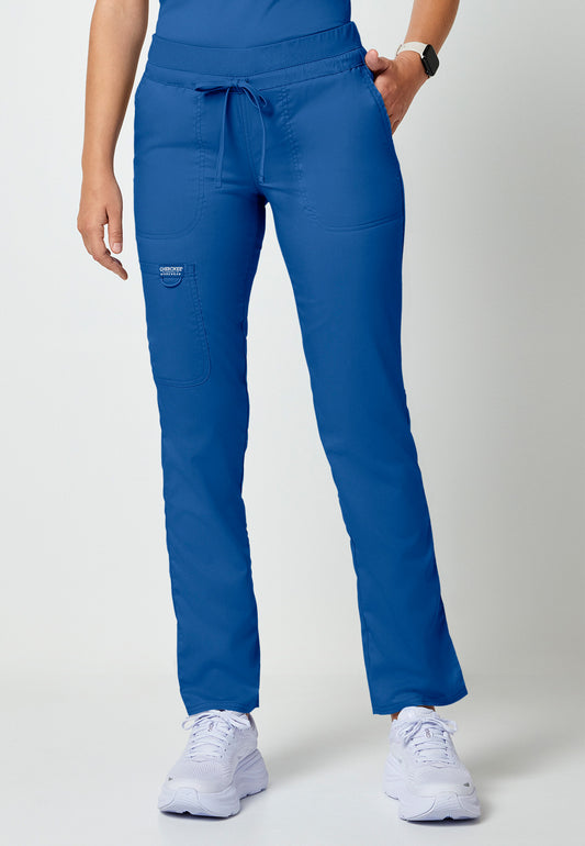 Women's Mid Rise Tapered Leg Drawstring Pant Regular (WW105)