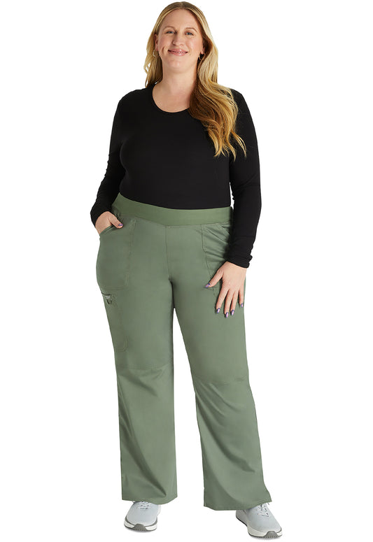 Women's Mid Rise Straight Leg Pull-on Pant