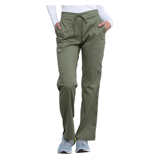 Women's Mid Rise Moderate Flare Drawstring Pant