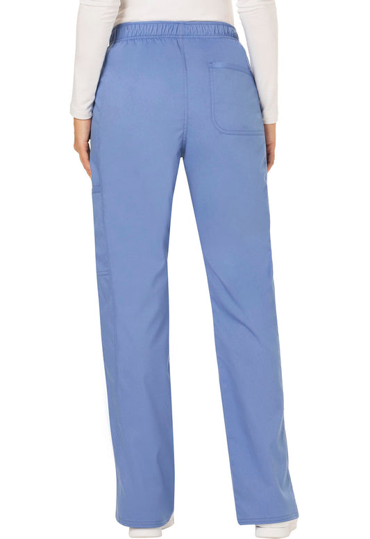 Women's Mid Rise Moderate Flare Drawstring Pant