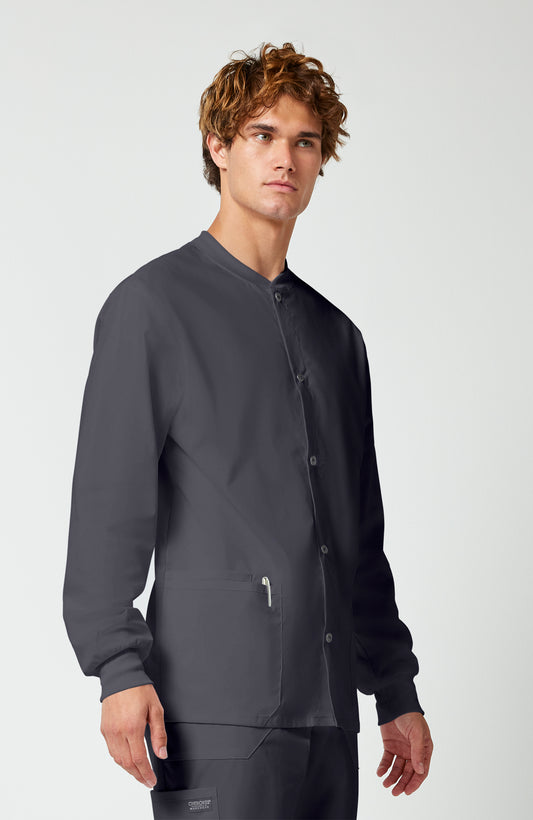 Unisex Ultra Soft 3-Pocket Snap-Front Jacket WW360