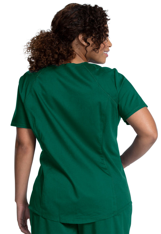 Women's 2 Pocket V-Neck Top