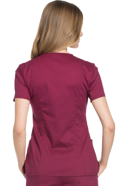 Women's 3 Pocket Mock Wrap Top (WW610)