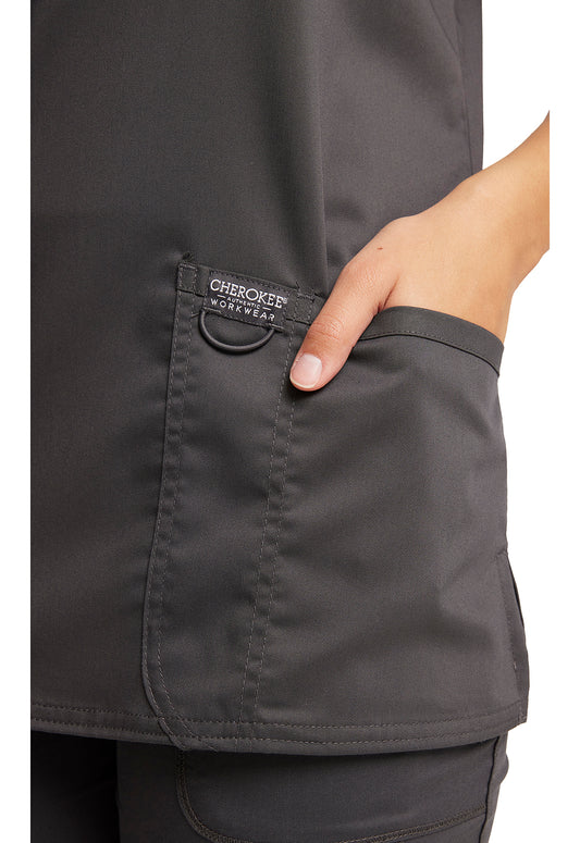 Women's 3-Pocket V-Neck Top (WW620)