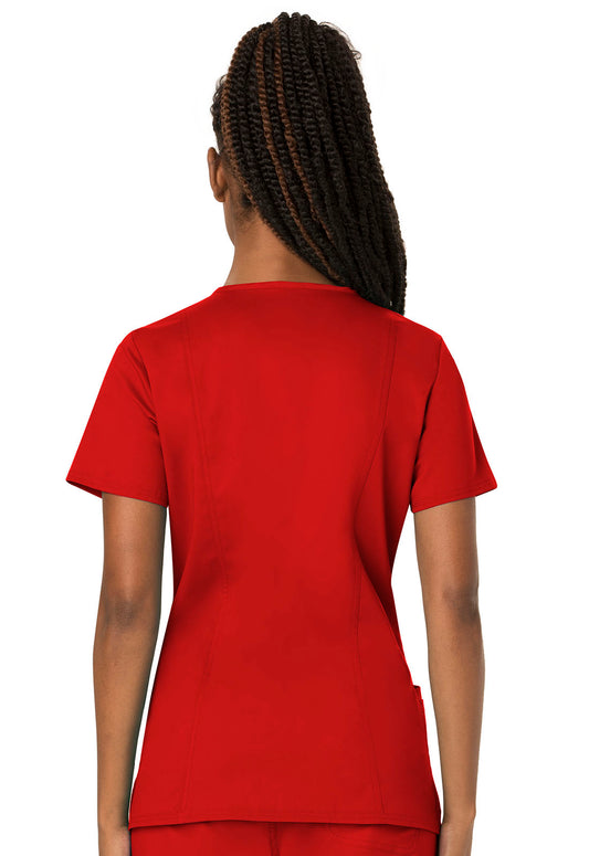 Women's 3-Pocket V-Neck Top (WW620)
