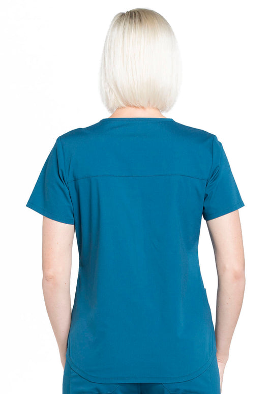 Women's 3-Pocket Ultra Soft V-Neck Top (WW665)