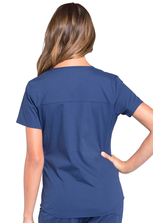 Women's 3-Pocket Ultra Soft V-Neck Top (WW665)