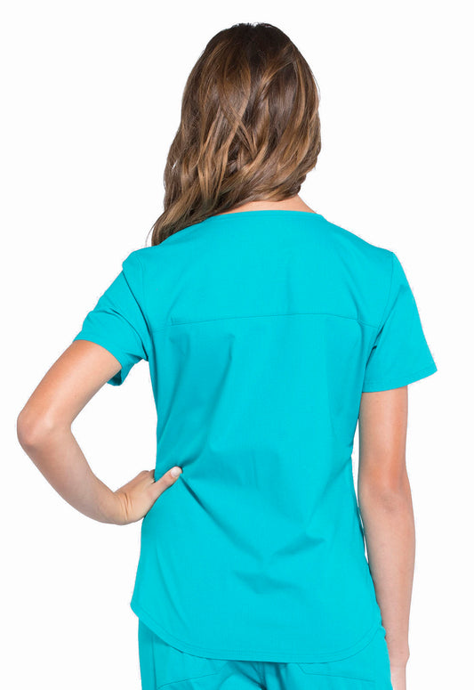 Women's 3-Pocket Ultra Soft V-Neck Top (WW665)