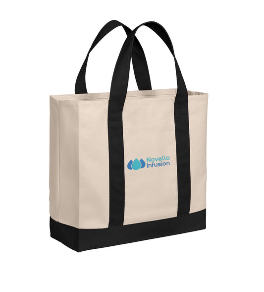 Port Authority® Cotton Canvas Two-Tone Tote BG429