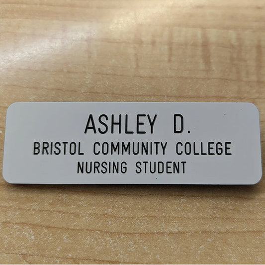 Laminated Pinback Name Badge