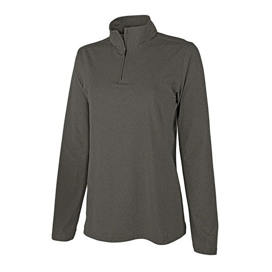 Women's Heathered Stretch Quarter Zip