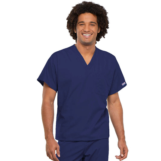 Unisex 1 Pocket V-Neck Tunic