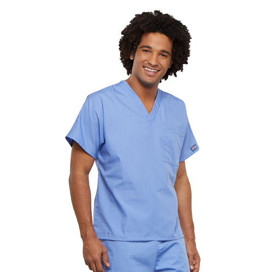 Unisex 1 Pocket V-Neck Tunic