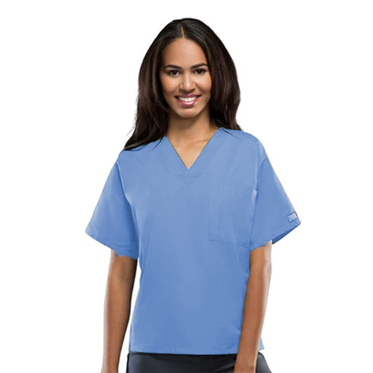 Unisex 1 Pocket V-Neck Tunic