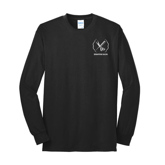Port & Co™ Adult Long Sleeve Core Blend Tee with Logo