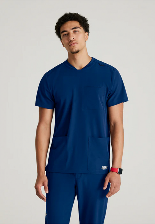 Men's Thesis 3-Pocket Round Neck Scrub Top (SKT193)