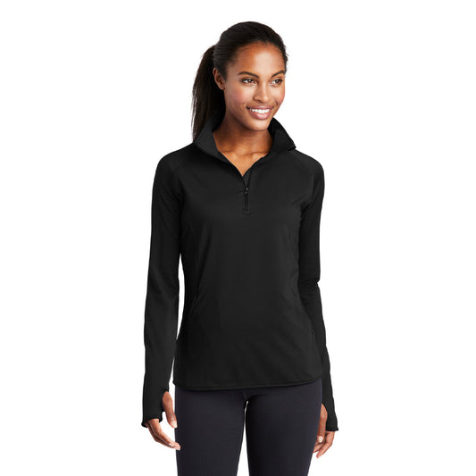 Ladies Sport-Wick® Stretch 1/4-Zip Pullover LST850