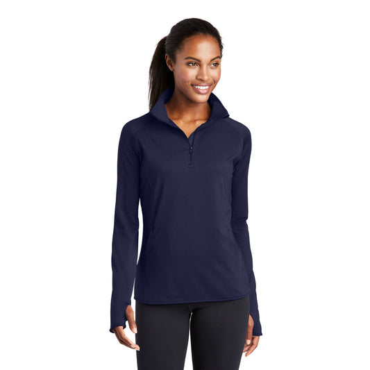 Ladies Sport-Wick® Stretch 1/4-Zip Pullover