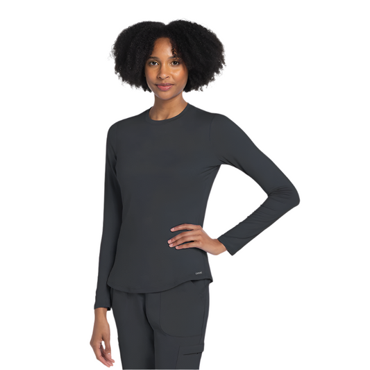 Cherokee Basics CK773 Women's Long Sleeve Underscrub Knit Tee